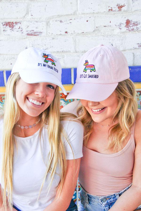 Let's Get Smashed - Embroidered Bachelorette Party Dad Hats