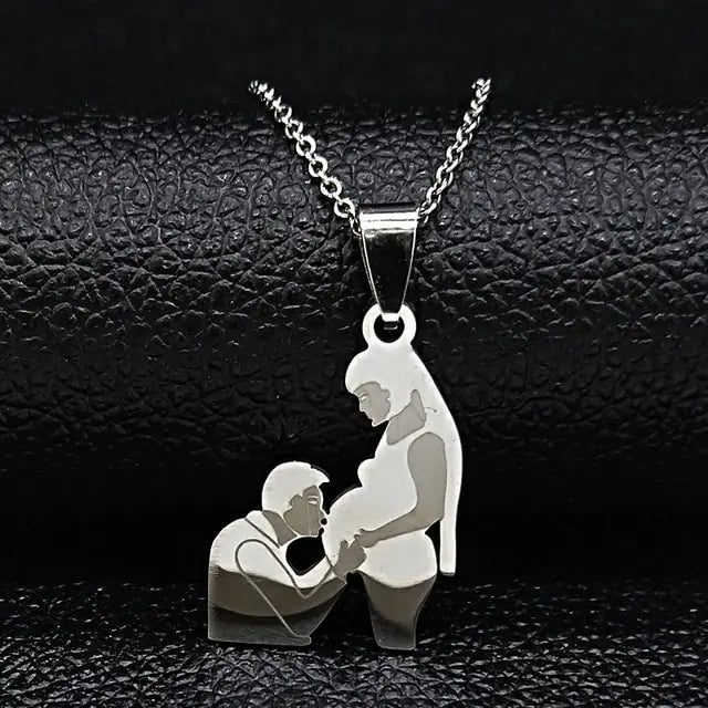 Mom-Child Family Necklace Set