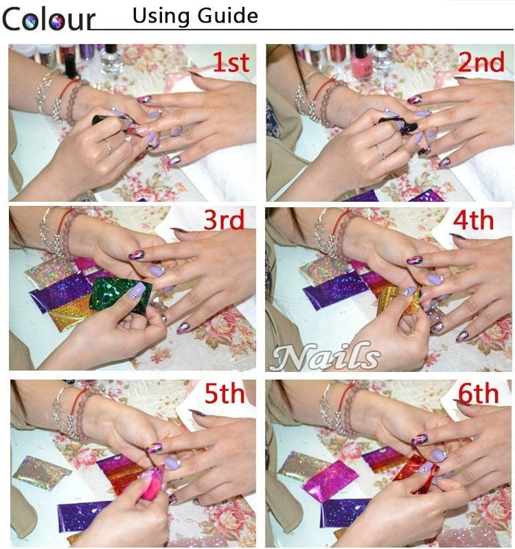 20*4cm Mix Nail Art Transfer Sticker