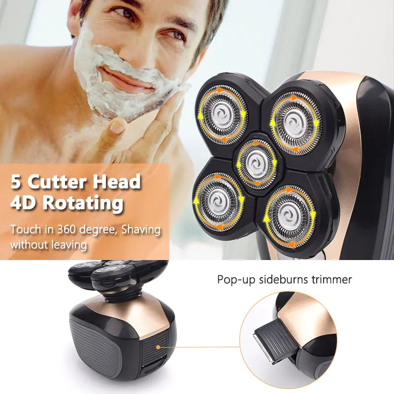 5 Floating Heads Shaver