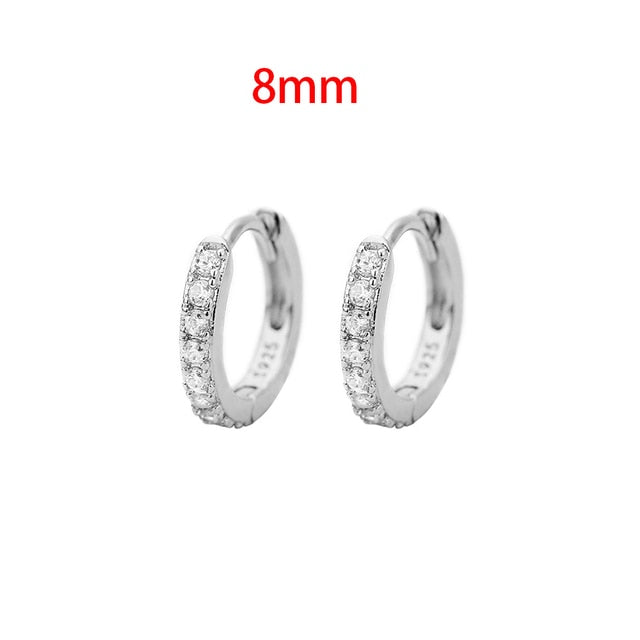 Stainless Steel Minimalist Huggie Hoop Earrings