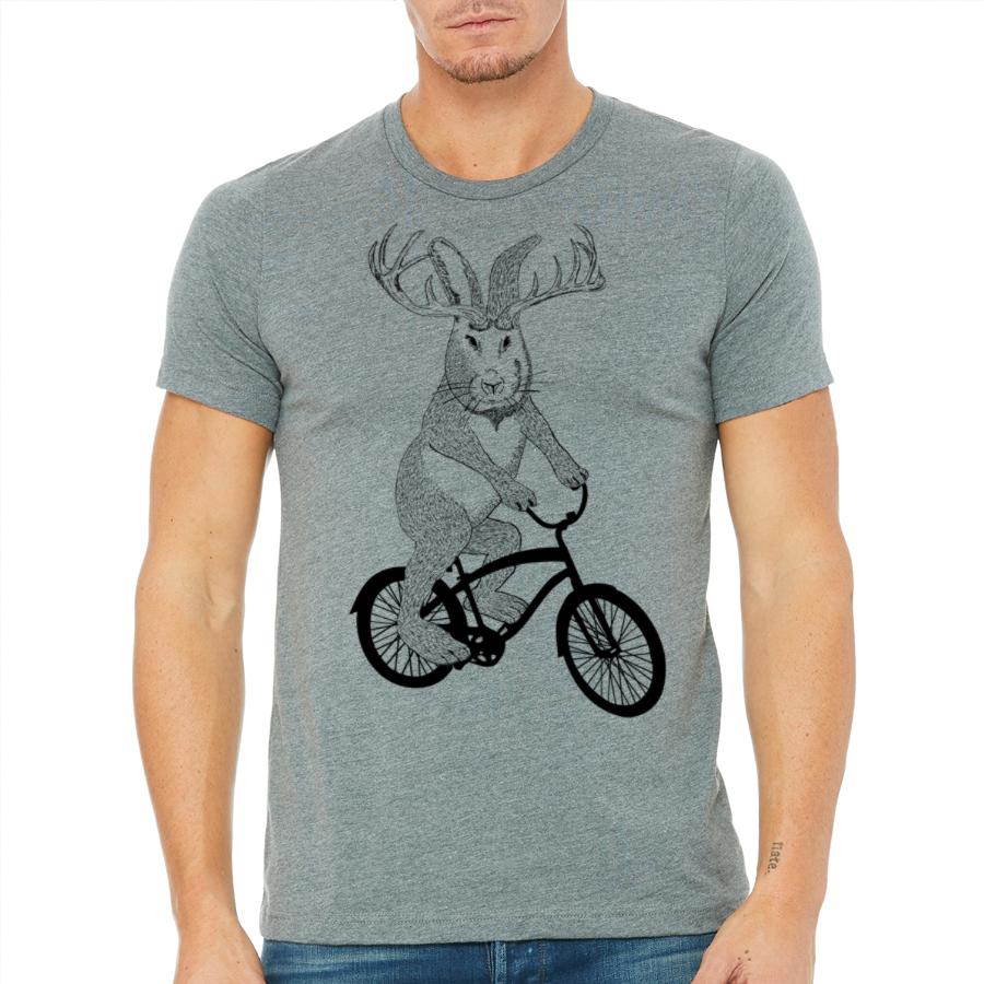 Jackalope on a bike - QWIEL®