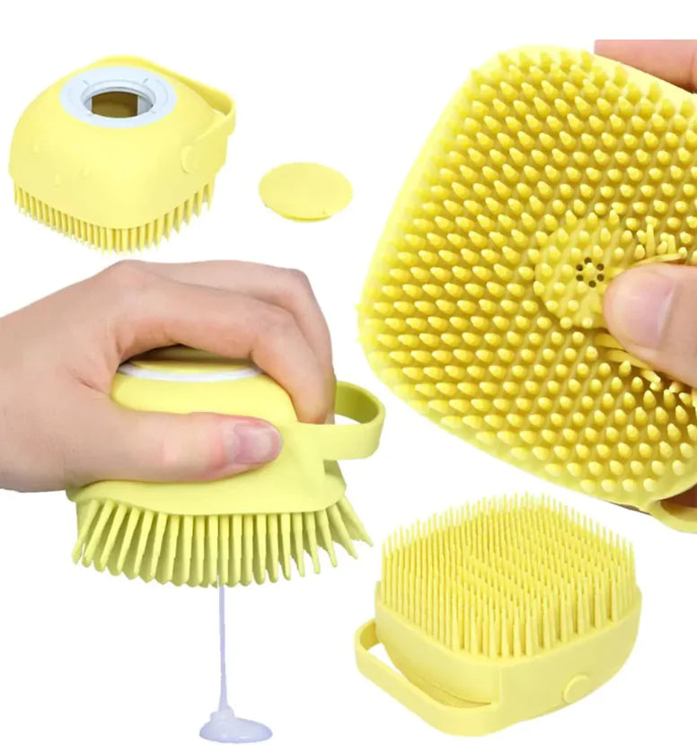 Pet Bath Brush Massager