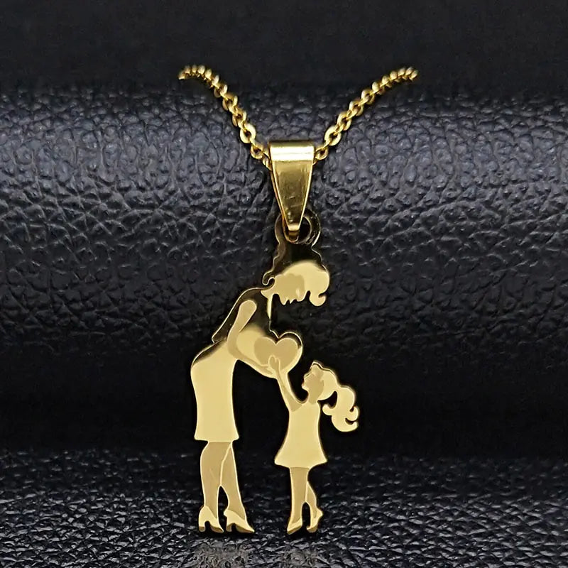 Mom-Child Family Necklace Set